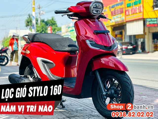 Lọc gió xe stylo 160 nằm ở đâu bao lâu thì nên thay mới - 1