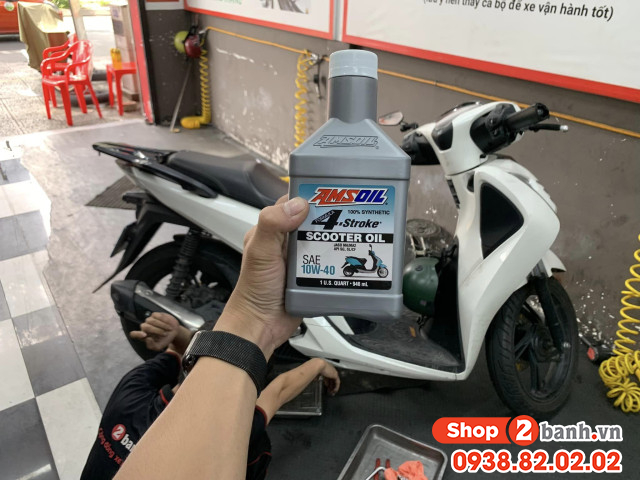 Xe sh350i mới mua chạy bao nhiêu km thì nên thay nhớt - 6