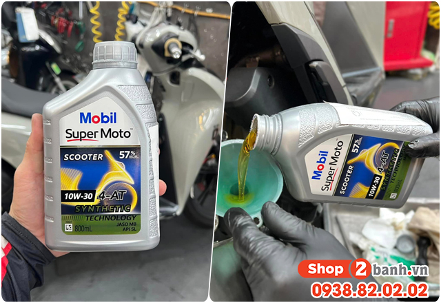 Xe yamaha lexi 155 chạy roda thì thay nhớt máy như thế nào - 3