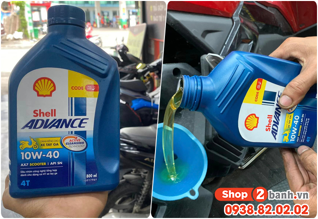 Xe yamaha lexi 155 chạy roda thì thay nhớt máy như thế nào - 4