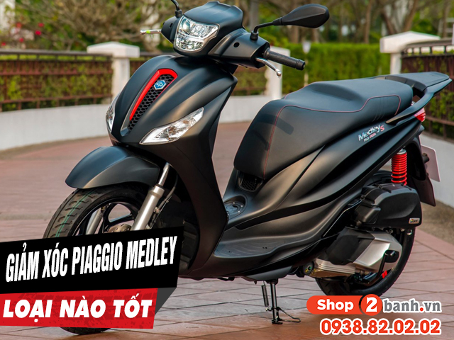 Thay phuộc nhún giảm xóc sau xe piaggio medley giá bao nhiêu - 1