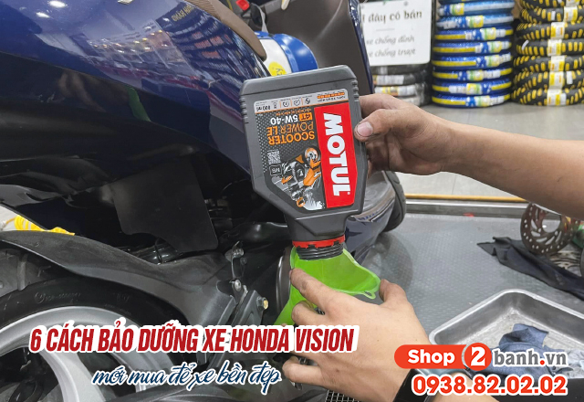 6 cách bảo dưỡng xe honda vision mới mua để xe bền đẹp - 4