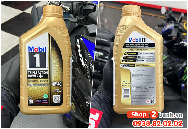 Xe lexi 155 thay nhớt mobil 1 0w40 chạy có mát máy không - 2