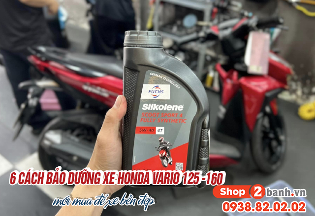 6 cách bảo dưỡng xe honda vario 125-160 mới mua để xe bền đẹp - 4