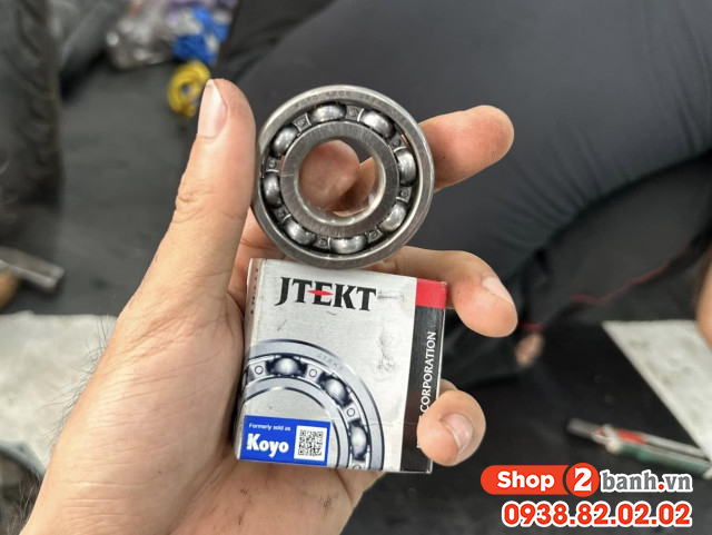 Thay bộ bạc đạn láp xe tay ga hết bao nhiêu tiền - 5