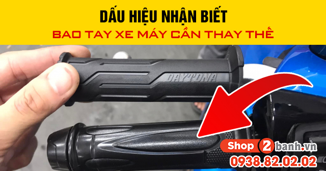 Dấu hiệu nhận biết bao tay xe máy cần thay thế - 1