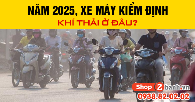 Năm 2025 xe máy kiểm định khí thải ở đâu - 1