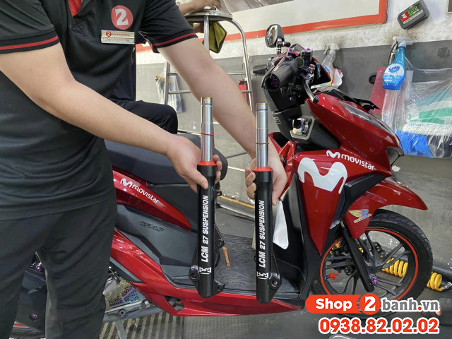 Giảm xóc trước xe máy bị chảy dầu phải làm sao - 2