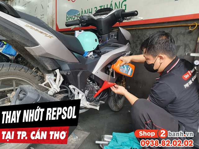 Thay nhớt repsol chính hãng ở cần thơ chỗ nào uy tín chất lượng - 1