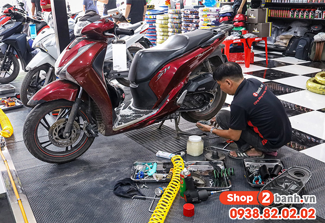 Địa chỉ vệ sinh nồi xe tay ga giá rẻ tại cần thơ - 1