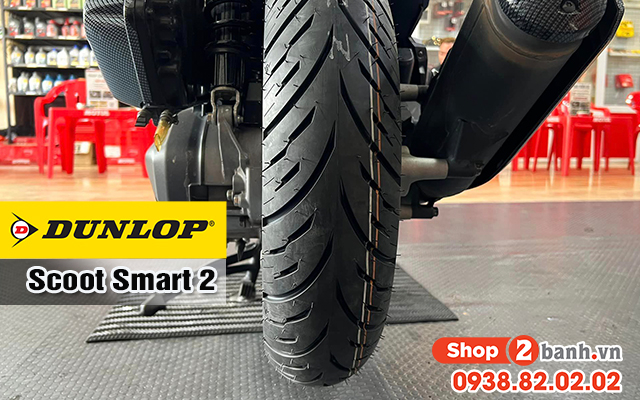 Yamaha nvx thay lốp dunlop scoot smart 2 bám đường có tốt không  - 3