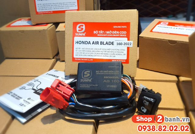 Tại cần thơ chỗ nào gắn công tắc tắt đèn xe air blade 2025 - 3