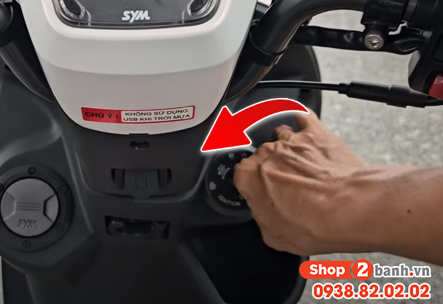 Hướng dẫn cách mở bình xăng mở cốp xe priti 50 - 2