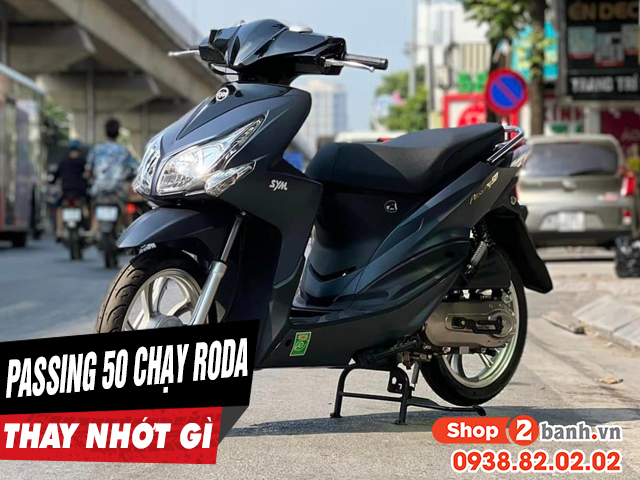 Xe sym passing 50 chạy roda thì thay nhớt máy như thế nào - 1