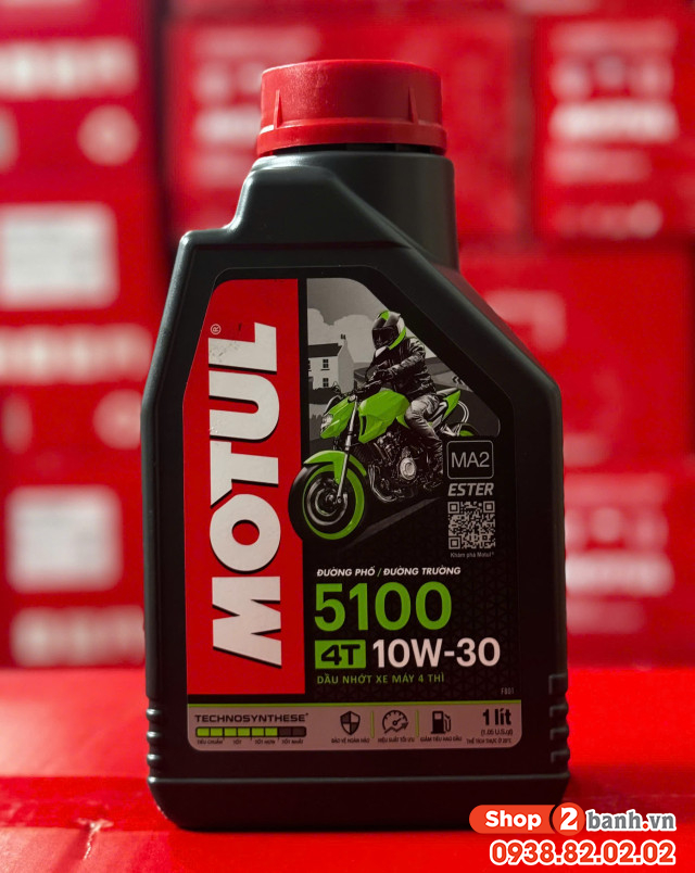 Nhớt motul 5100 4t 10w30 1l - 2