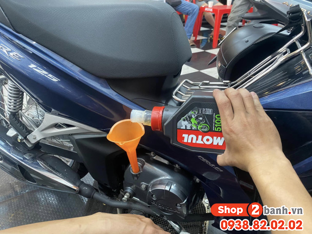 Honda future led thay nhớt motul 5100 10w30 đi phố có tốt không - 3