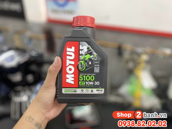 Honda wave alpha thay nhớt motul 5100 10w30 có được không - 3