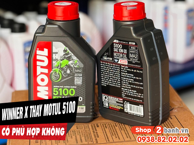 Honda winner x thay nhớt motul 5100 10w30 có phù hợp không - 1