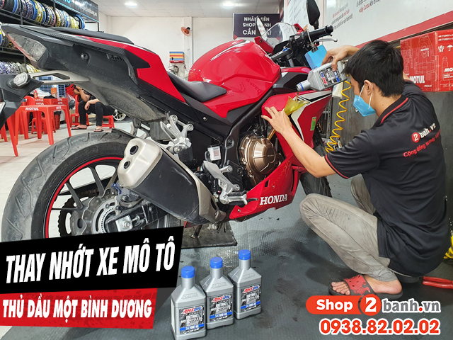 Thay nhớt xe mô tô chỗ nào uy tín ở thủ dầu một bình dương - 1