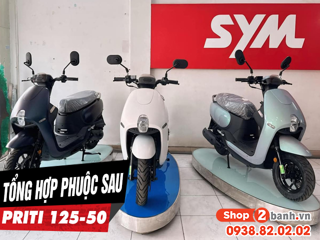 Tổng hợp phuộc sau xe sym priti 125-50 nhún êm đẹp mới nhất 2025 - 1