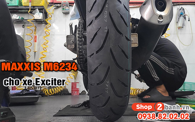Exciter 155 thay vỏ maxxis m6234 có bám đường tốt không  - 3