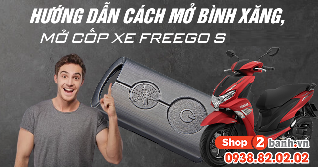 Hướng dẫn cách mở bình xăng mở cốp xe freego s 2025 - 1