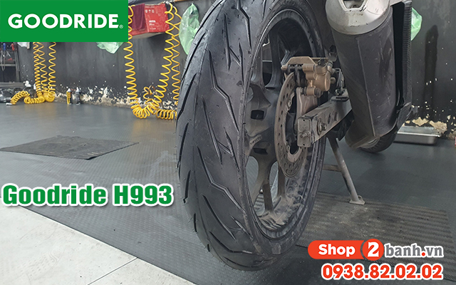 Vỏ goodride h993 cho xe exciter 135 có bám đường tốt không - 3