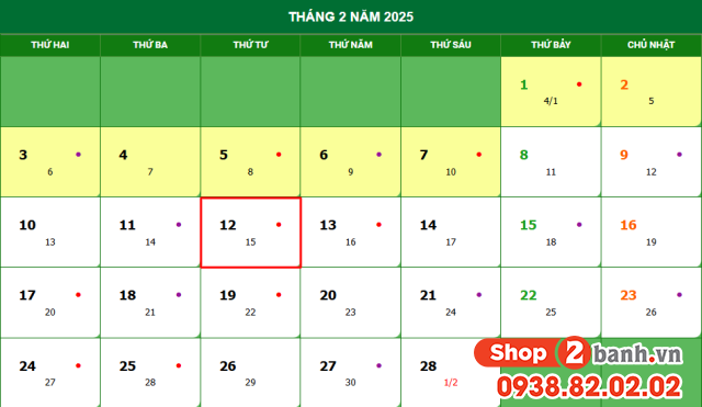 Rằm tháng giêng 2025 là ngày mấy dương lịch - 2