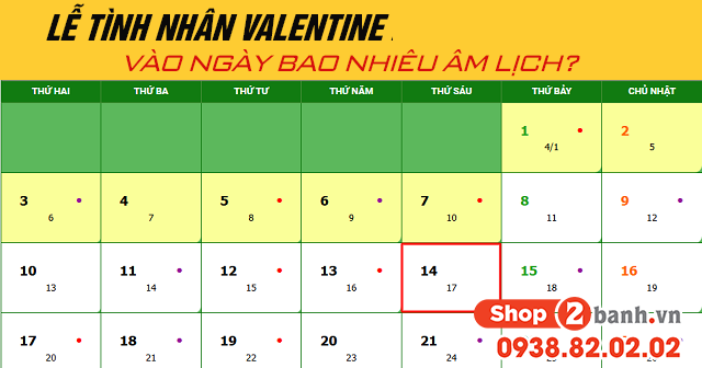 Lễ tình nhân valentine 2025 vào thứ mấy vào ngày bao nhiêu âm lịch - 1