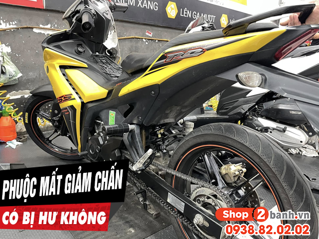 Phuộc sau xe máy mất độ giảm chấn có phải bị hư không - 1
