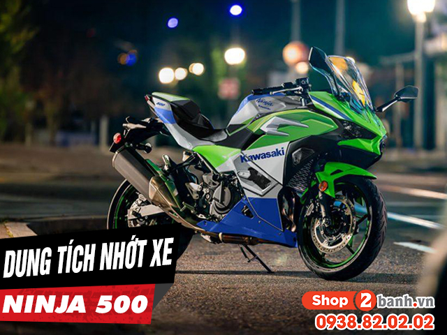 Dung tích nhớt xe kawasaki ninja 500 bao nhiêu lít loại nhớt nào phù hợp - 1