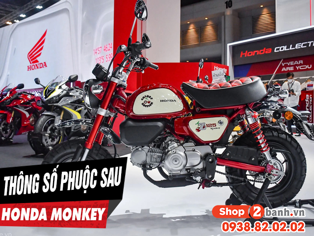 Thông số phuộc sau xe honda monkey cao bao nhiêu - 1
