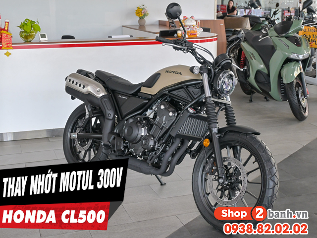 Honda cl500 thay nhớt motul 300v chạy có bốc không - 1