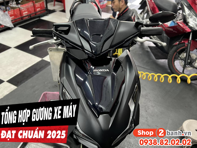 Tổng hợp gương xe máy đạt chuẩn 2025 đang bán tại shop2banh - 1