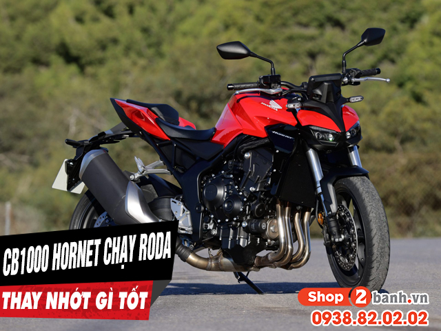 Xe mô tô honda cb1000 hornet chạy roda thì thay nhớt máy như thế nào - 1