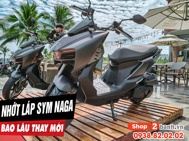 Nhớt láp xe sym naga 150 đi bao lâu thì nên thay mới - 1