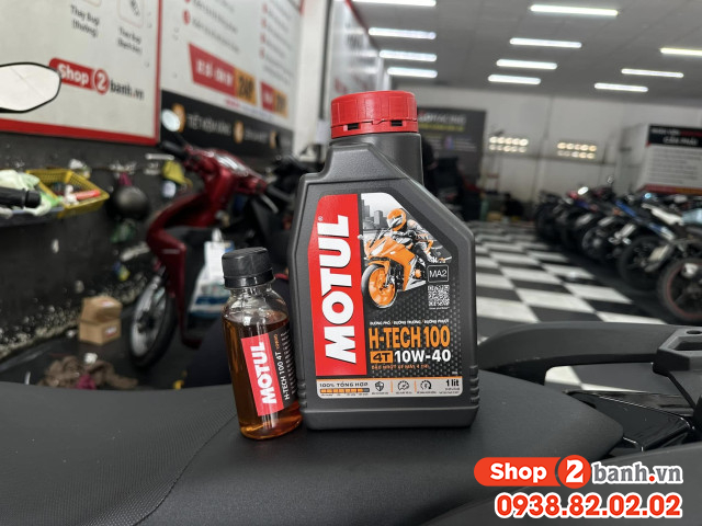 Sym naga 150 thay nhớt motul h-tech 100 10w40 có được không - 2