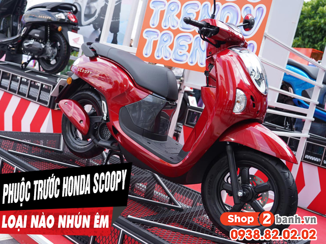 Phuộc trước xe honda scoopy nên thay loại nào nhún êm bền tốt - 1