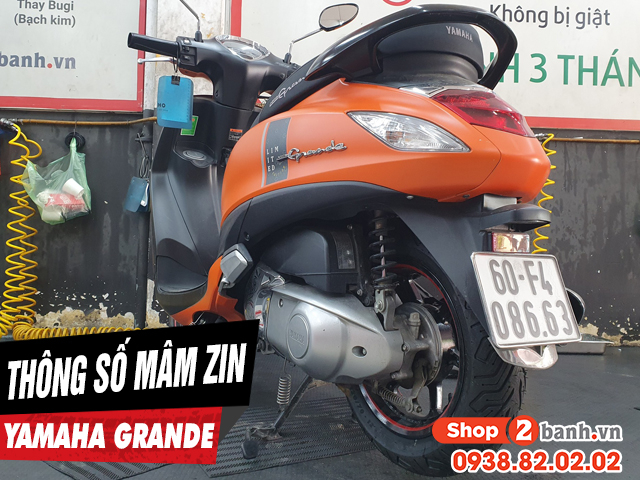 Thông số mâm zin yamaha grande là bao nhiêu - 1