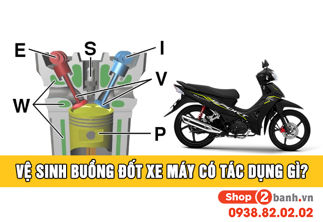 Vệ sinh buồng đốt xe máy có tác dụng gì - 1