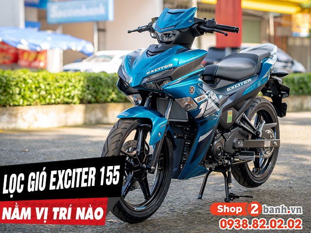 Lọc gió xe exciter 155 nằm ở đâu bao lâu thì nên thay mới - 1