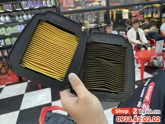 Lọc gió xe exciter 155 nằm ở đâu bao lâu thì nên thay mới - 3