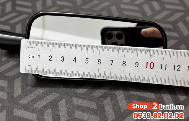 Kính chiếu hậu x1r vuông chính hãng - 2