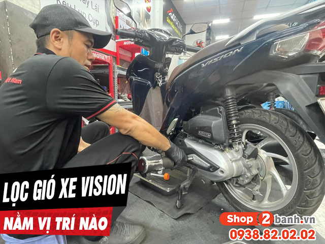 Lọc gió xe vision nằm ở đâu bao lâu thì nên thay mới - 1