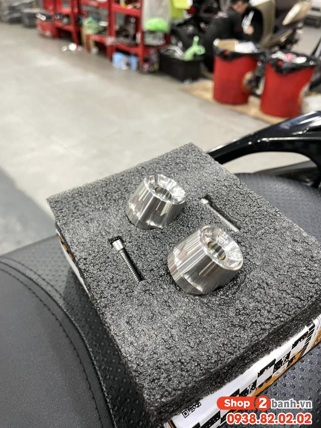 Gù inox gh racing cho honda ab 160 vario - 4