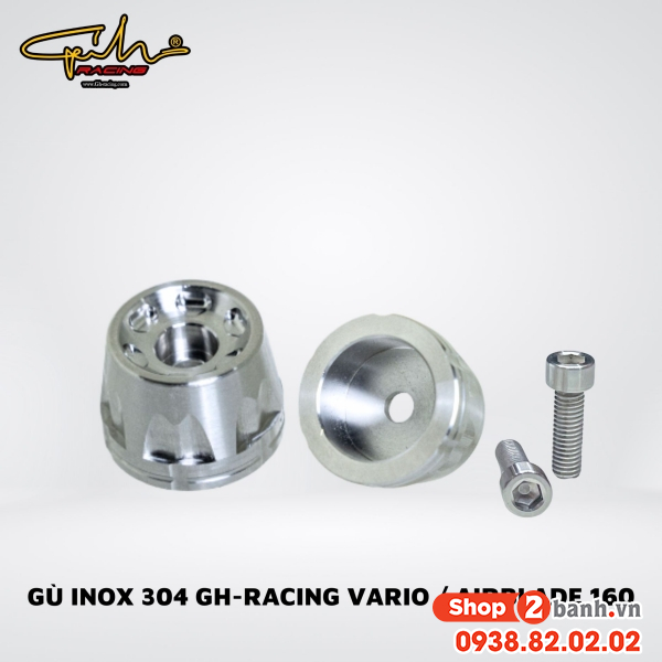 Gù inox gh racing cho honda ab 160 vario - 1
