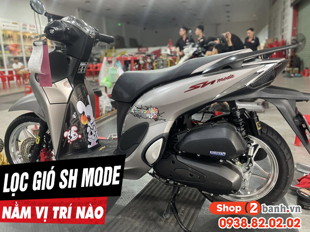 Lọc gió xe sh mode nằm ở đâu bao lâu thì nên thay mới - 1