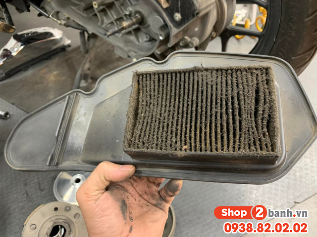 Lọc gió xe sh mode nằm ở đâu bao lâu thì nên thay mới - 3