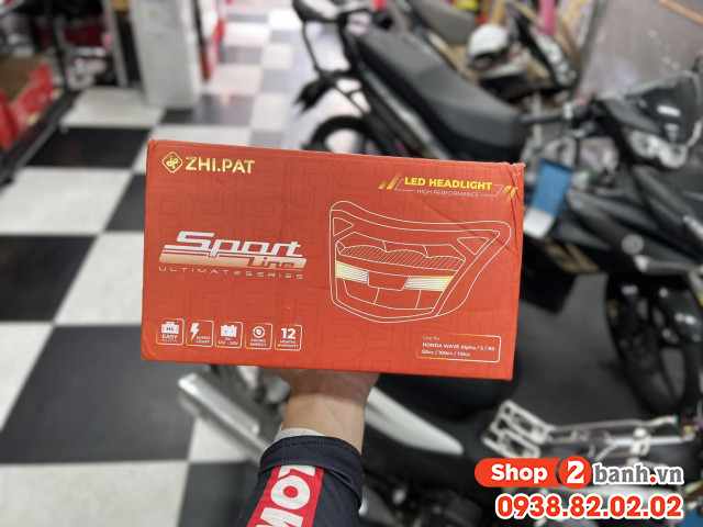 Có nên thay đèn led 2 tầng cho xe wave alpha không - 2