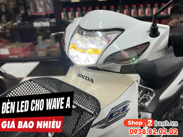 Có nên thay đèn led 2 tầng cho xe wave alpha không - 1